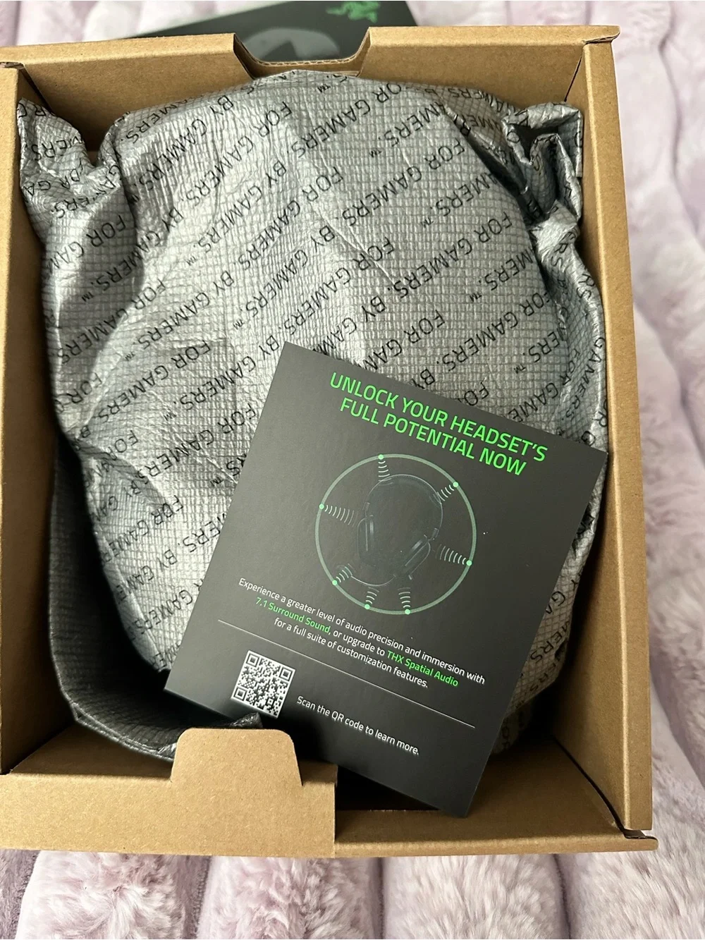 Razer Kraken V3 X Wired USB Gaming Headset – Black with Green Accents
